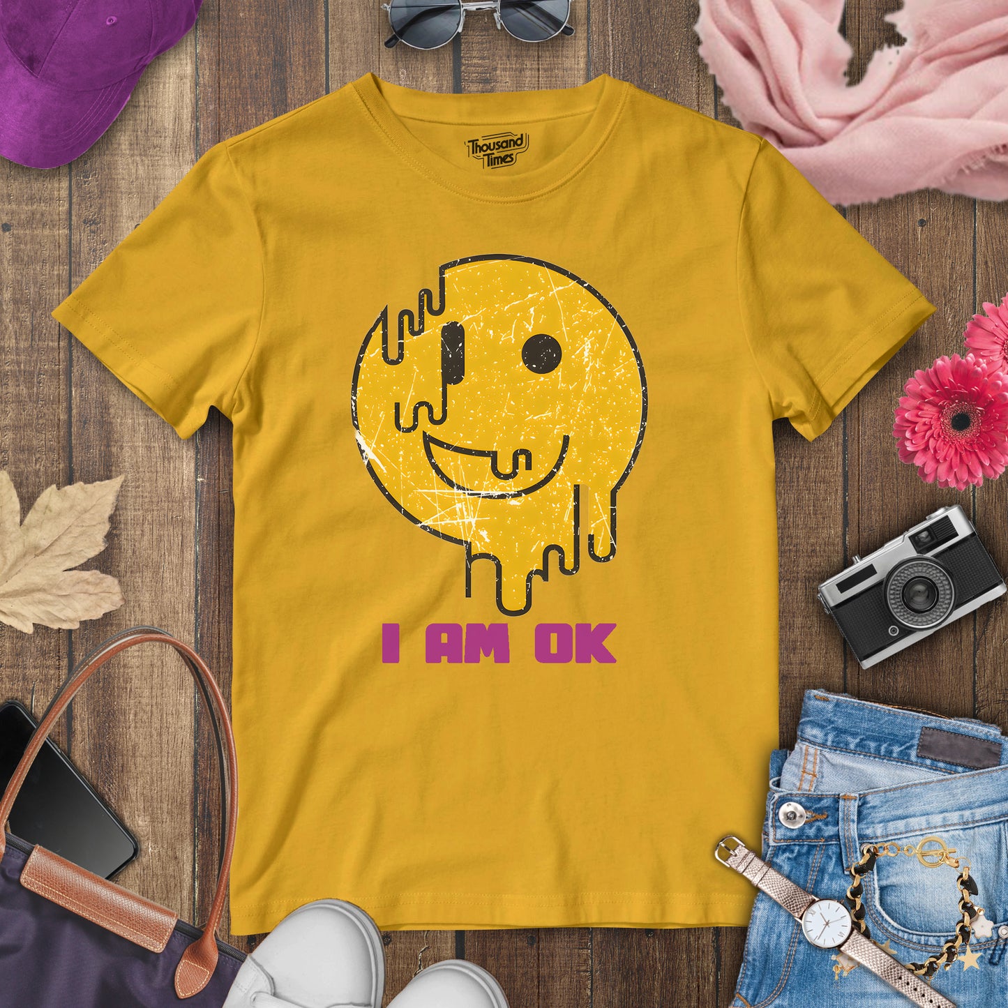 Smile "I'm ok" women's T-Shirt