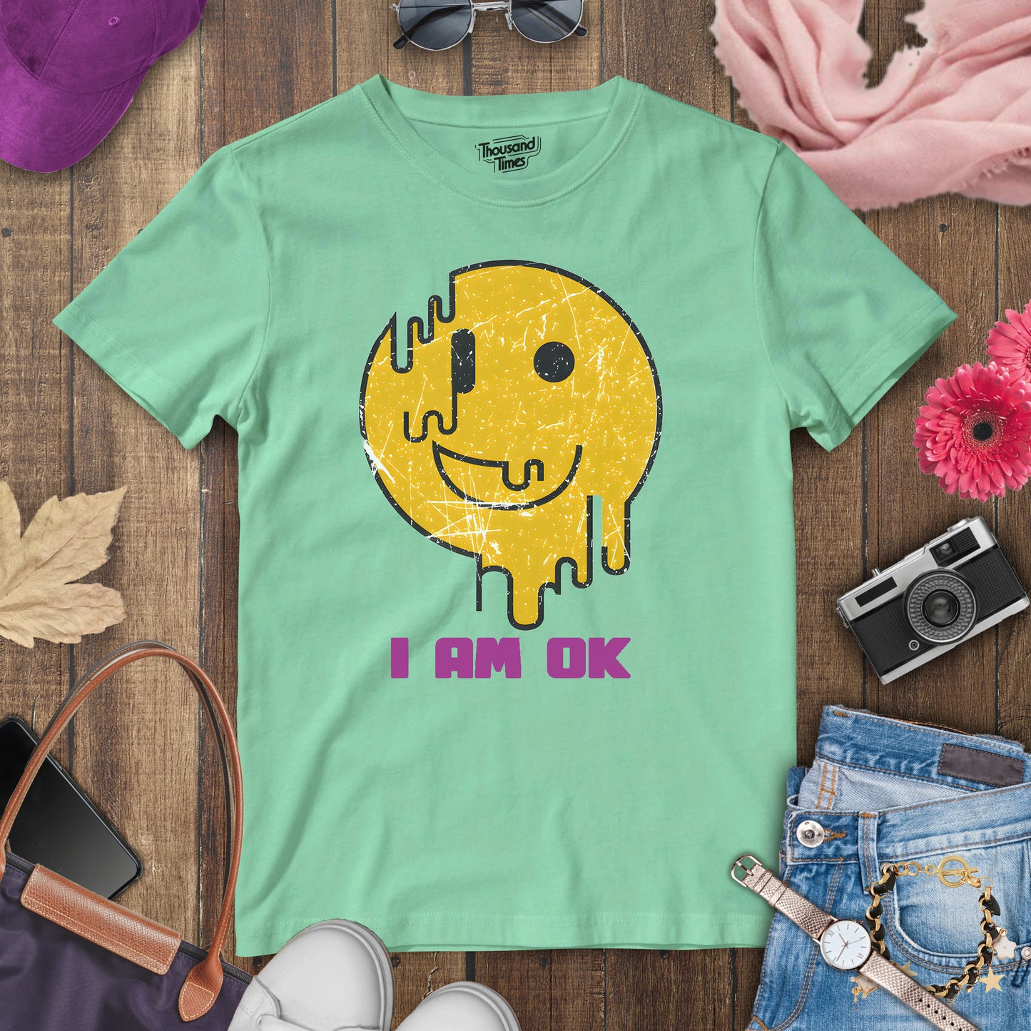 Smile "I'm ok" women's T-Shirt