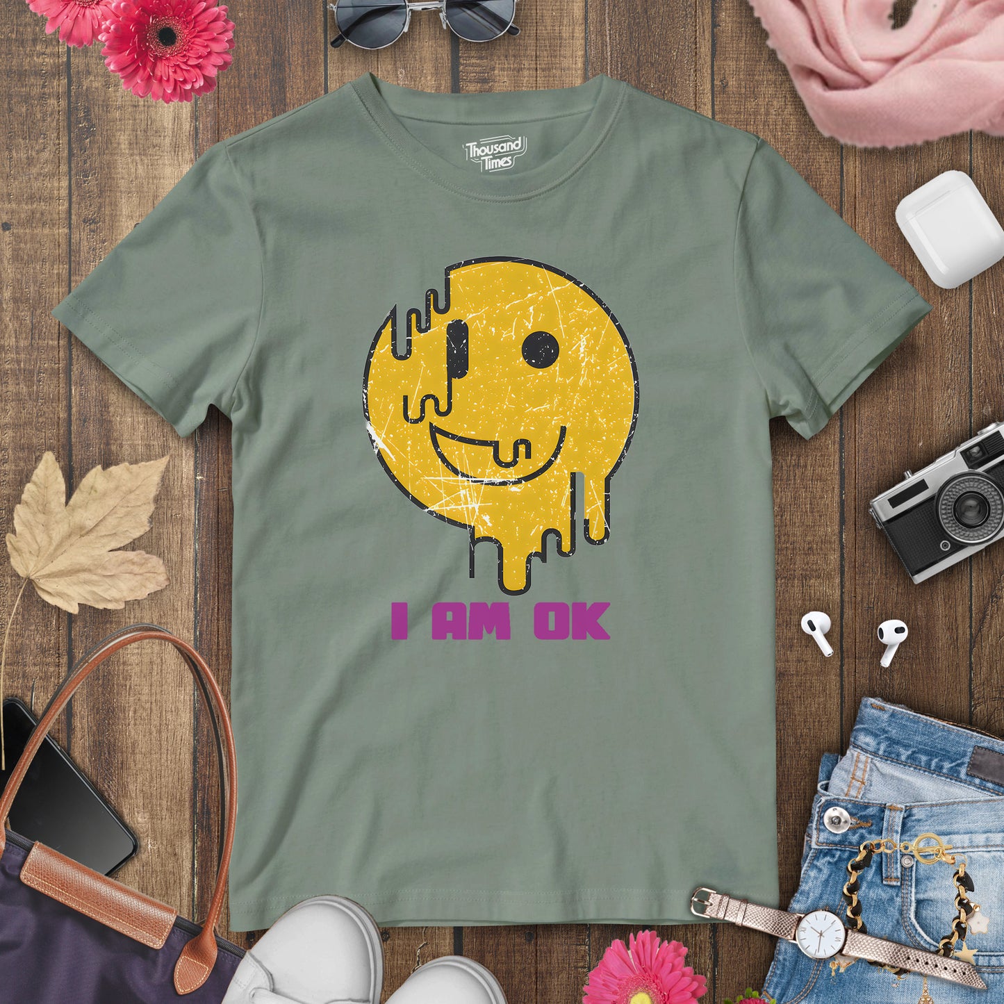 Smile "I'm ok" women's T-Shirt