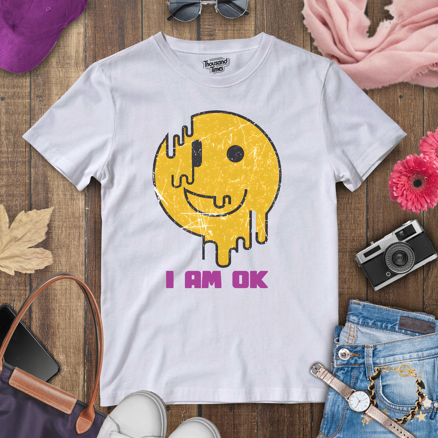 Smile "I'm ok" women's T-Shirt