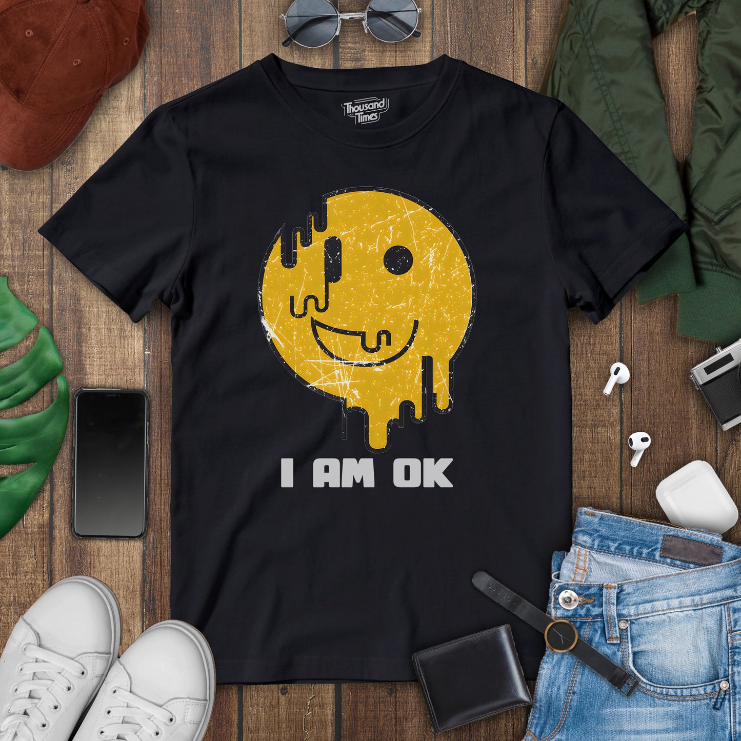 Smile "I'm ok" T-Shirt