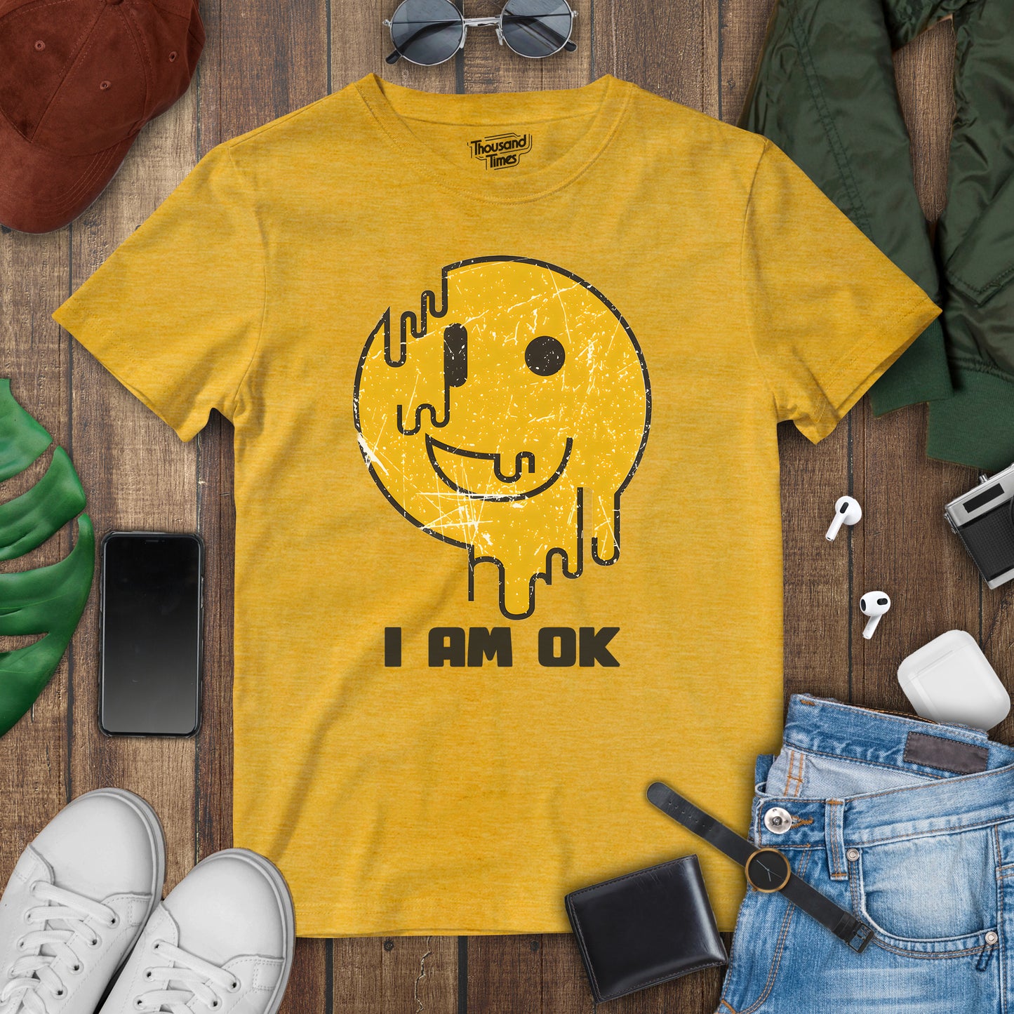 Smile "I'm ok" T-Shirt