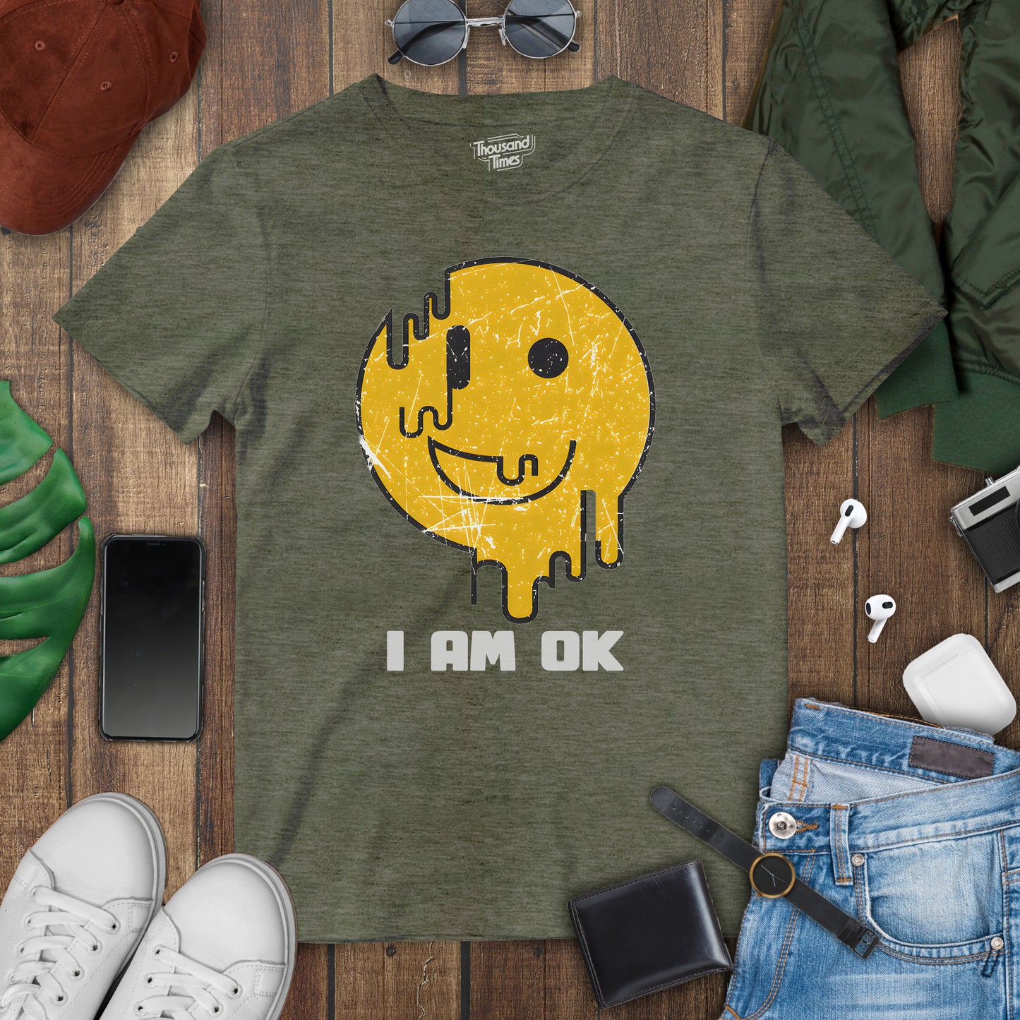 Smile "I'm ok" T-Shirt