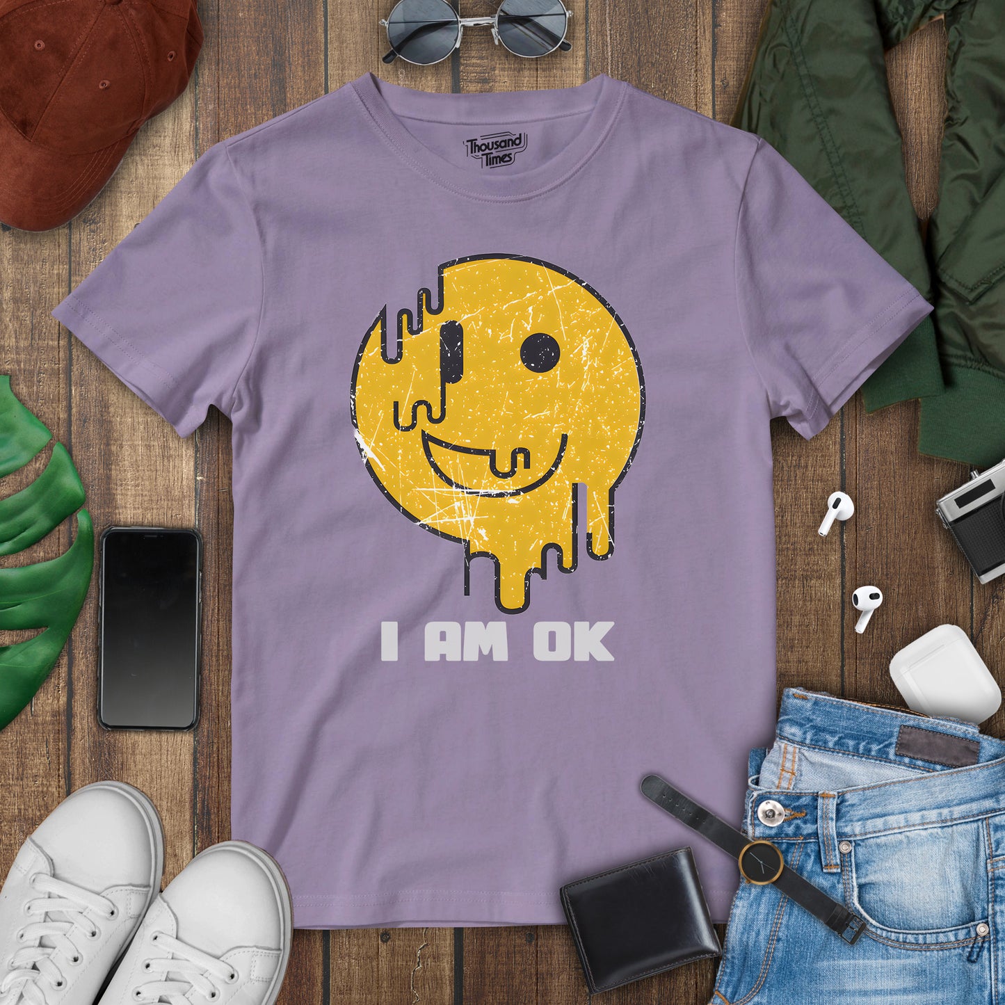 Smile "I'm ok" T-Shirt