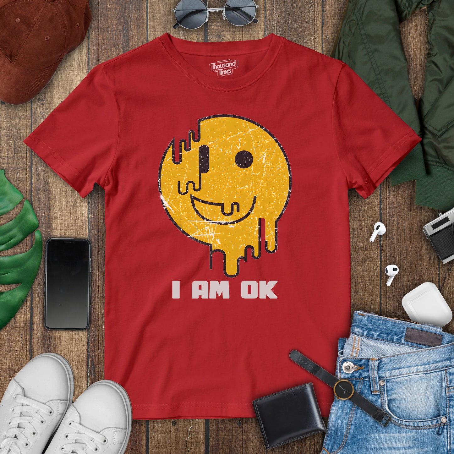 Smile "I'm ok" T-Shirt