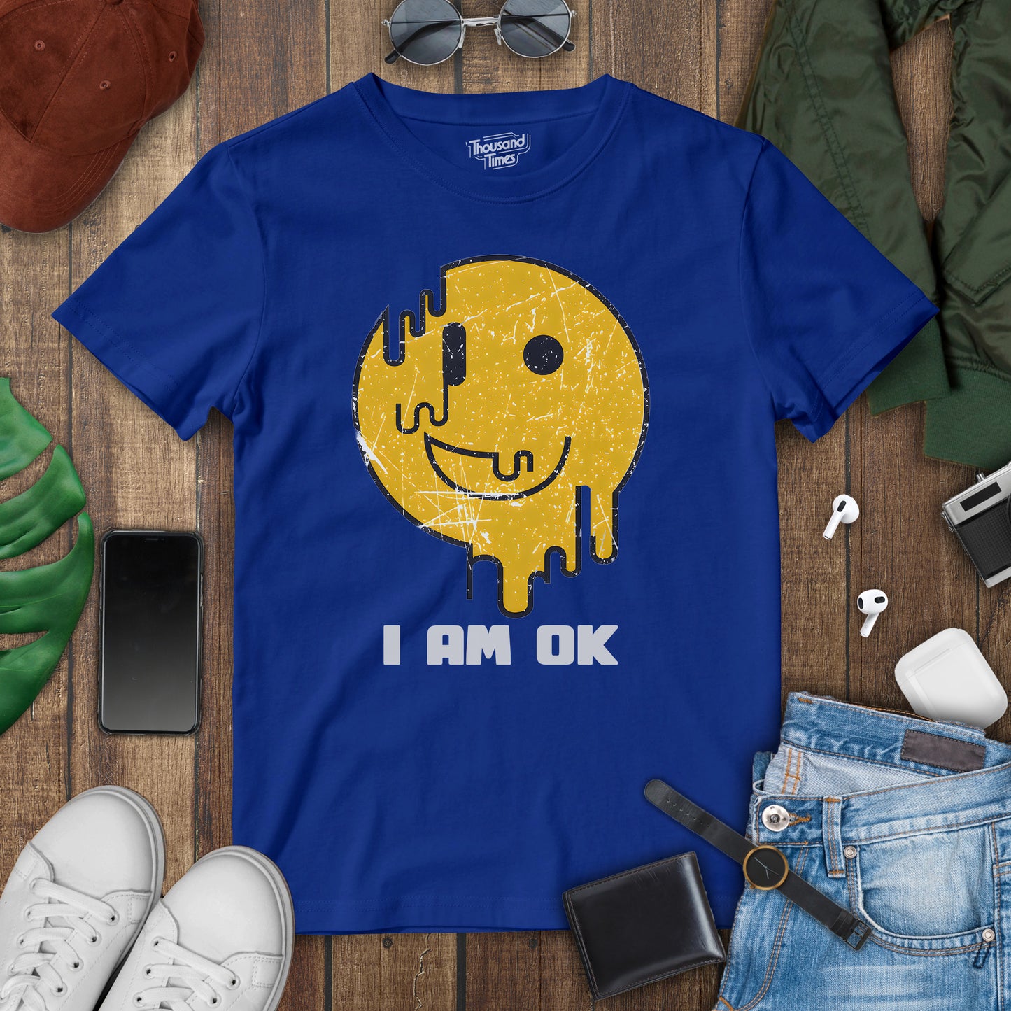 Smile "I'm ok" T-Shirt