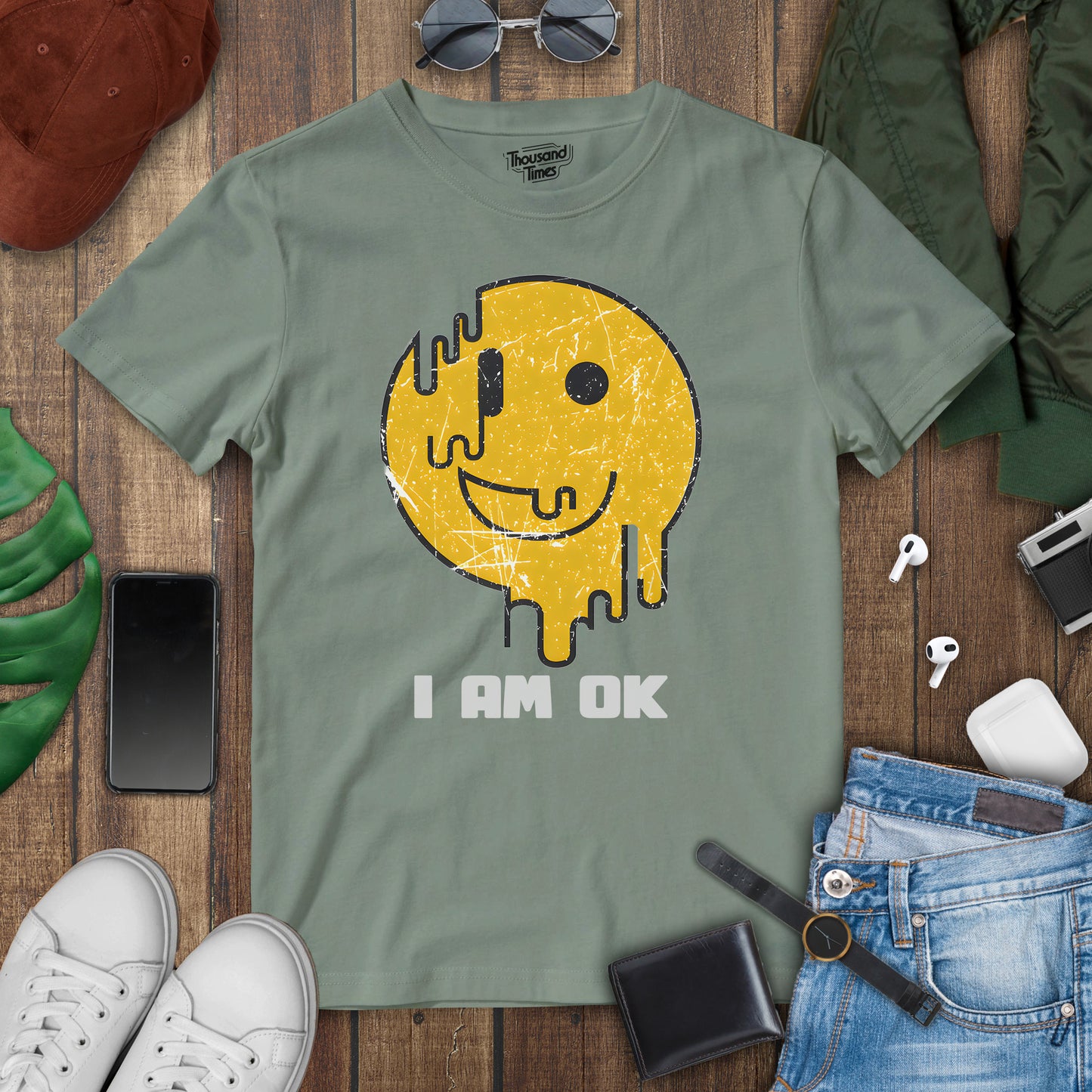 Smile "I'm ok" T-Shirt