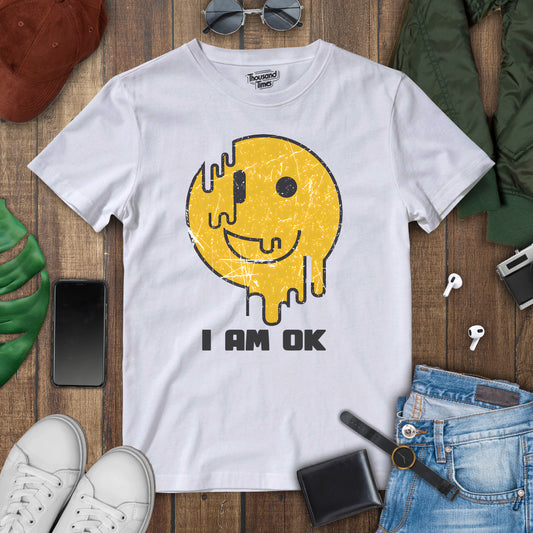 Smile "I'm ok" T-Shirt