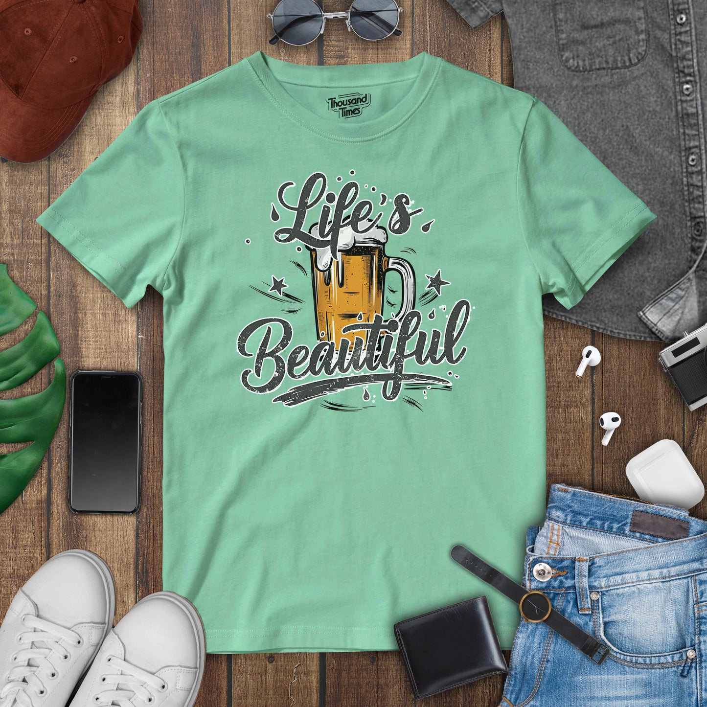 Beer "Lifes Beautiful" unisex T-Shirt