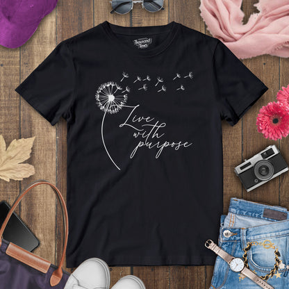 "Live with purpose" women's T-Shirt