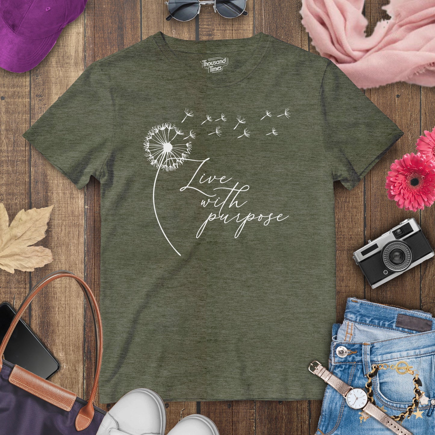 "Live with purpose" women's T-Shirt