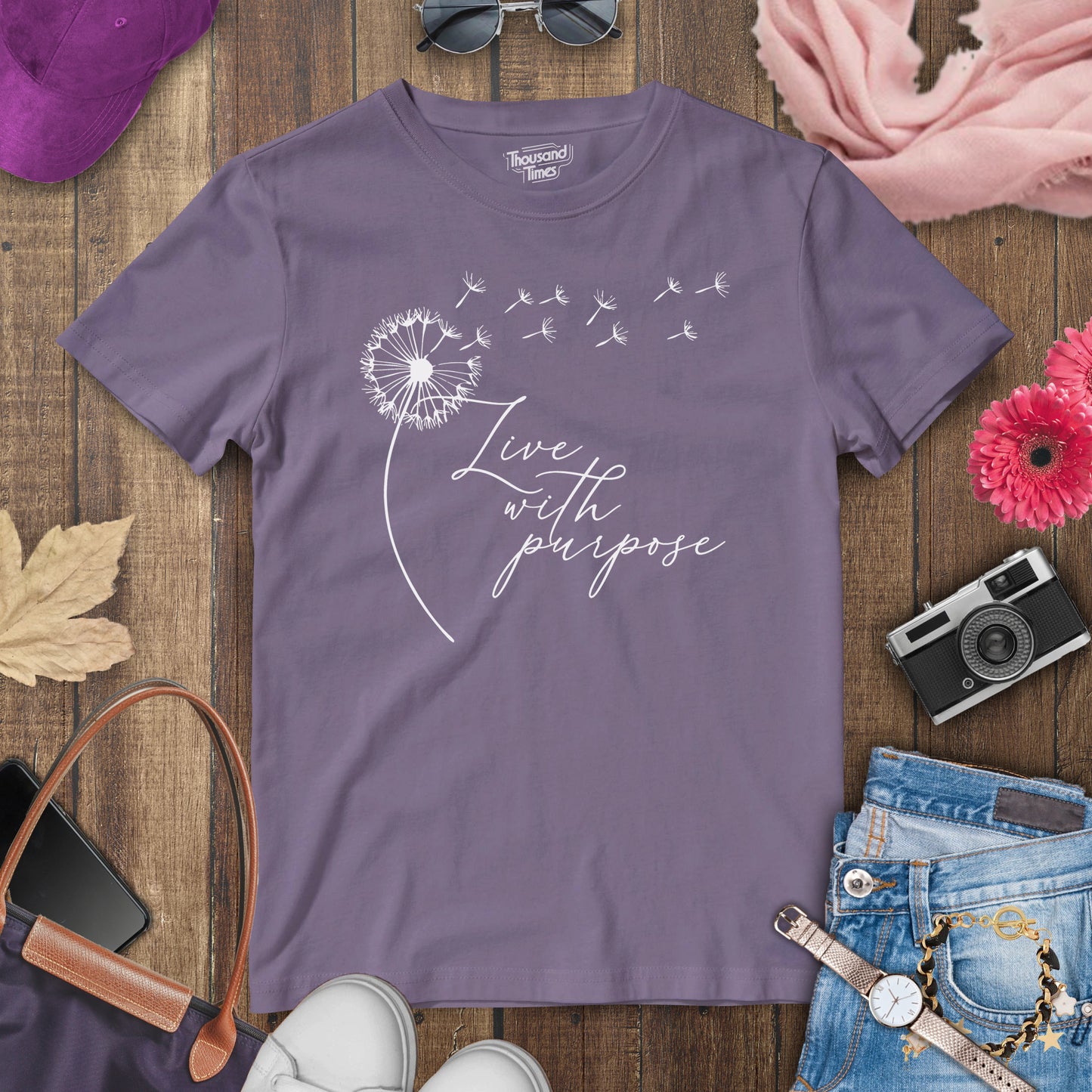 "Live with purpose" women's T-Shirt