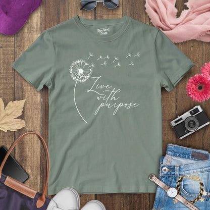 "Live with purpose" women's T-Shirt