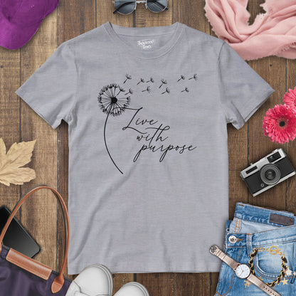 "Live with purpose" women's T-Shirt