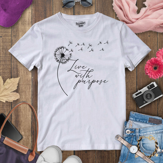 "Live with purpose" women's T-Shirt