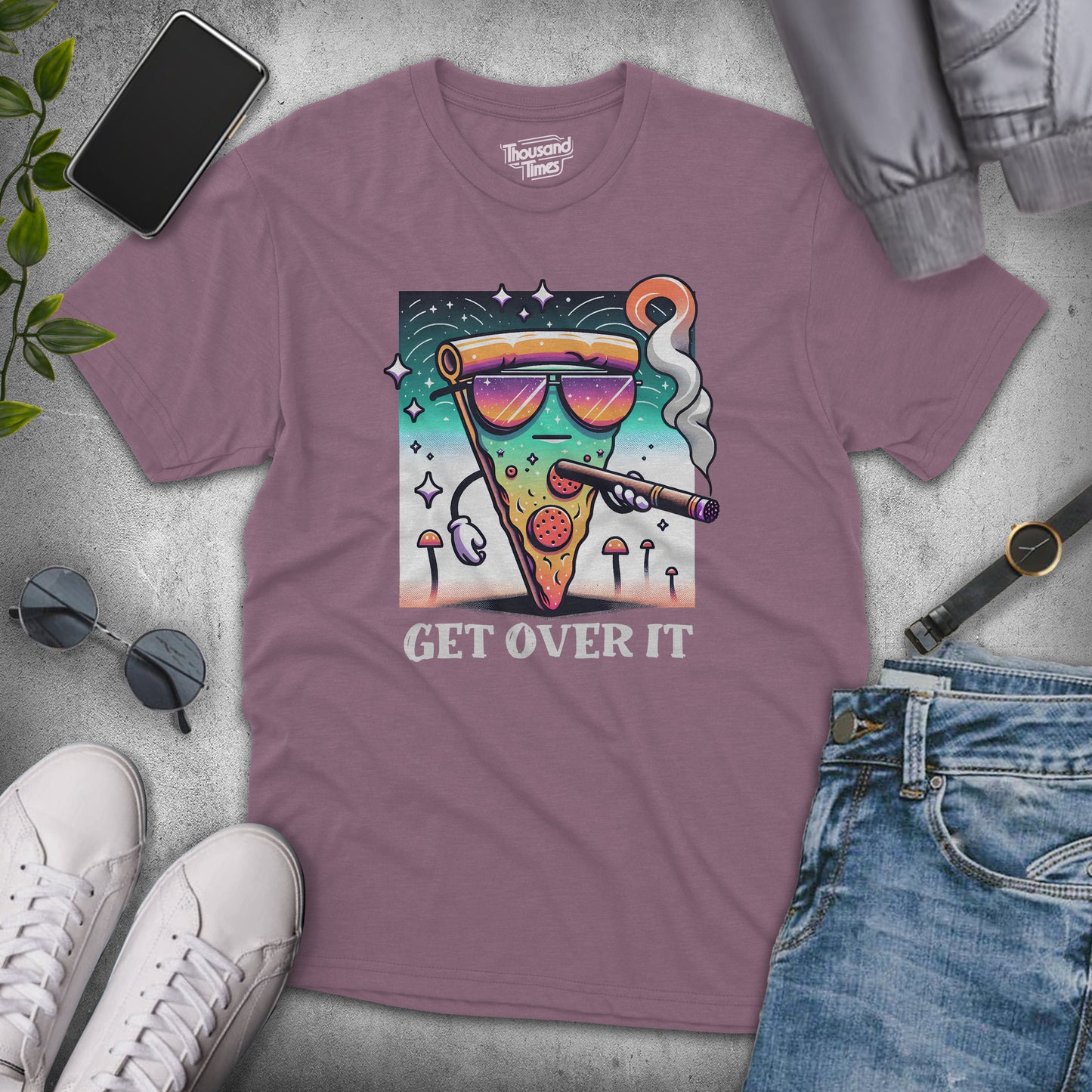 'Get Over It' Pizza unisex T-Shirt