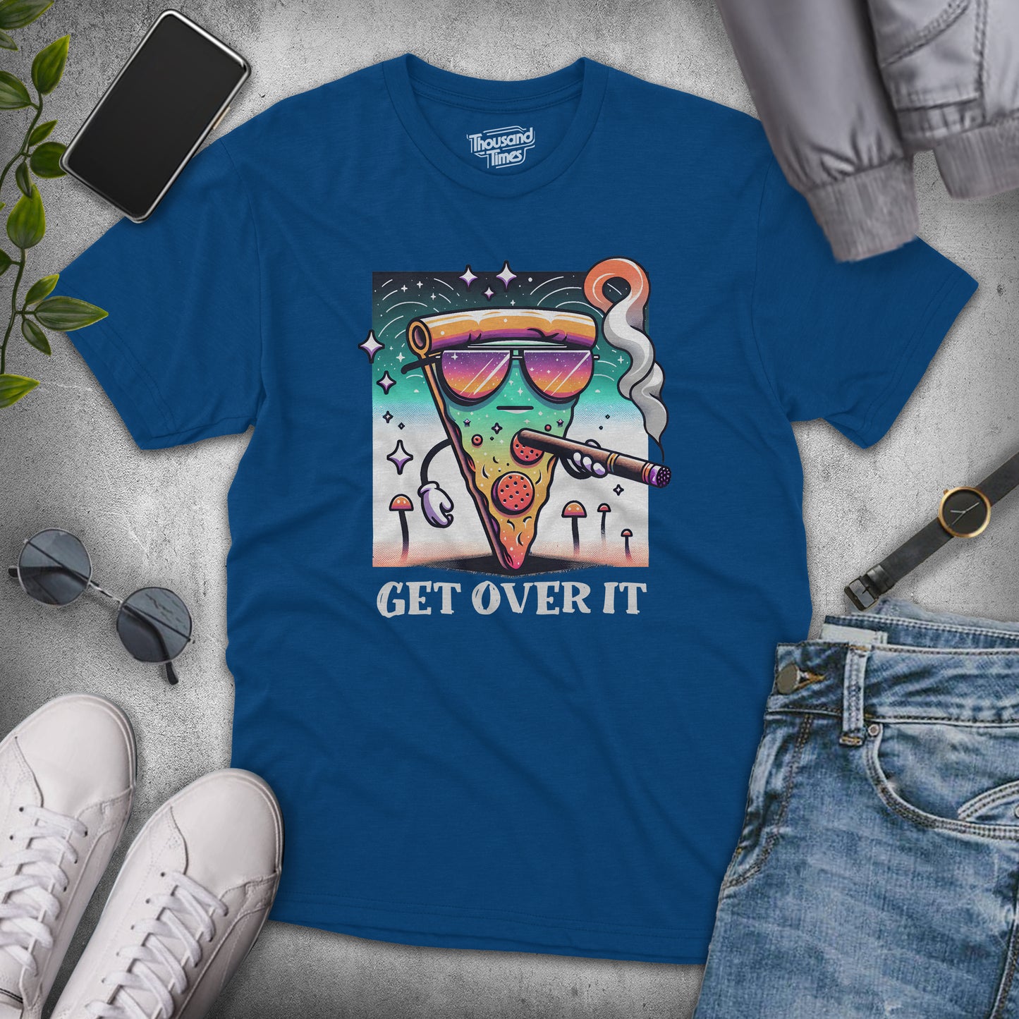 'Get Over It' Pizza unisex T-Shirt