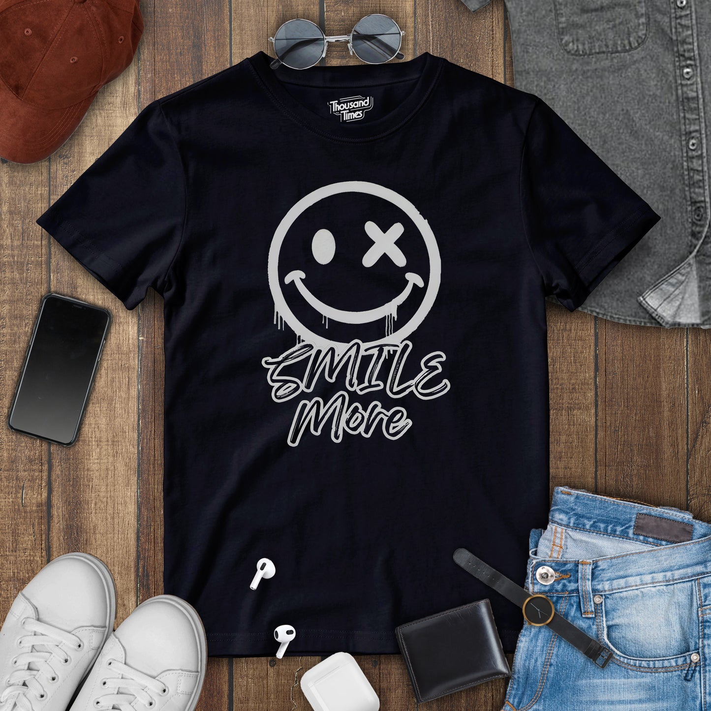 Smile Face "Smile more" T-Shirt