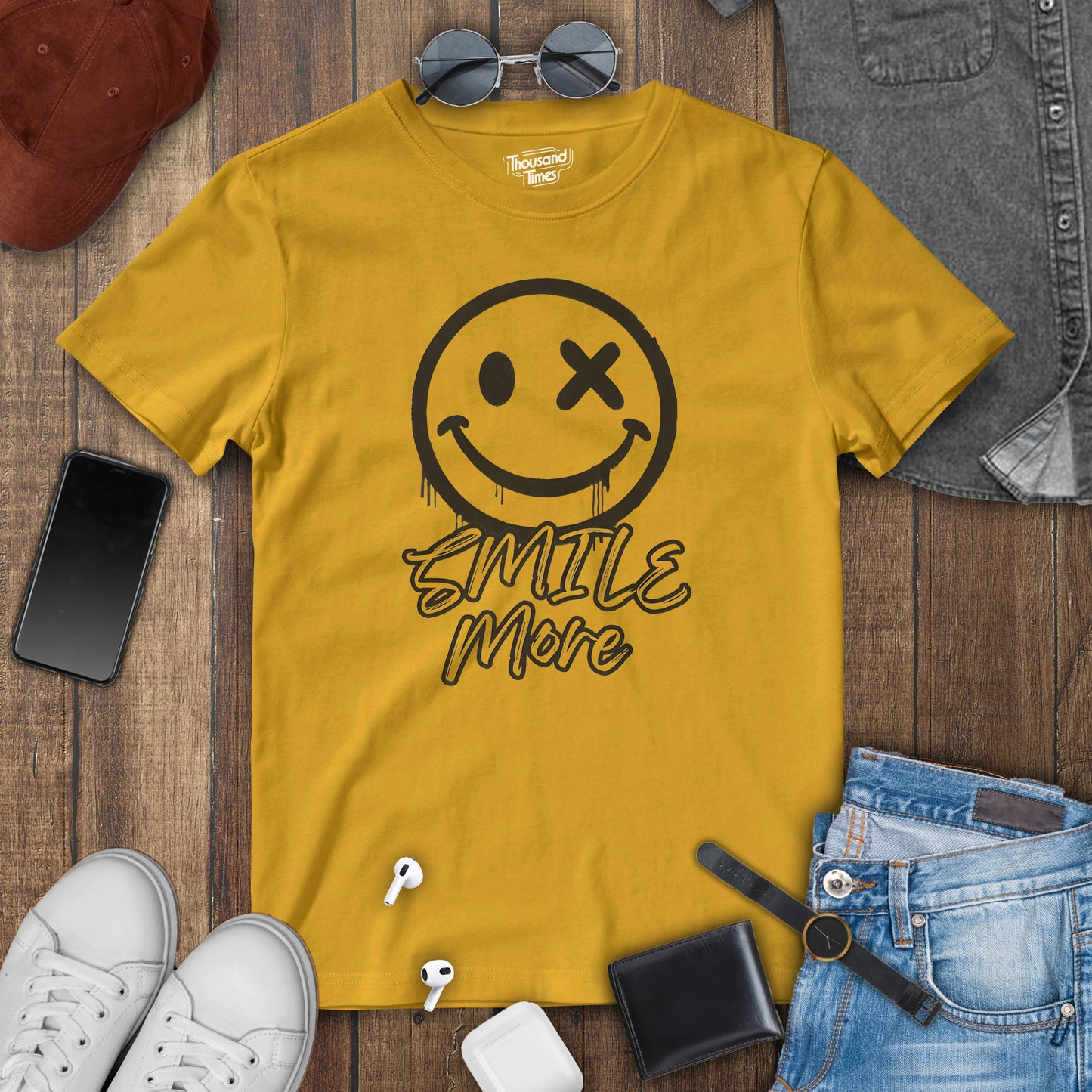 Smile Face "Smile more" T-Shirt