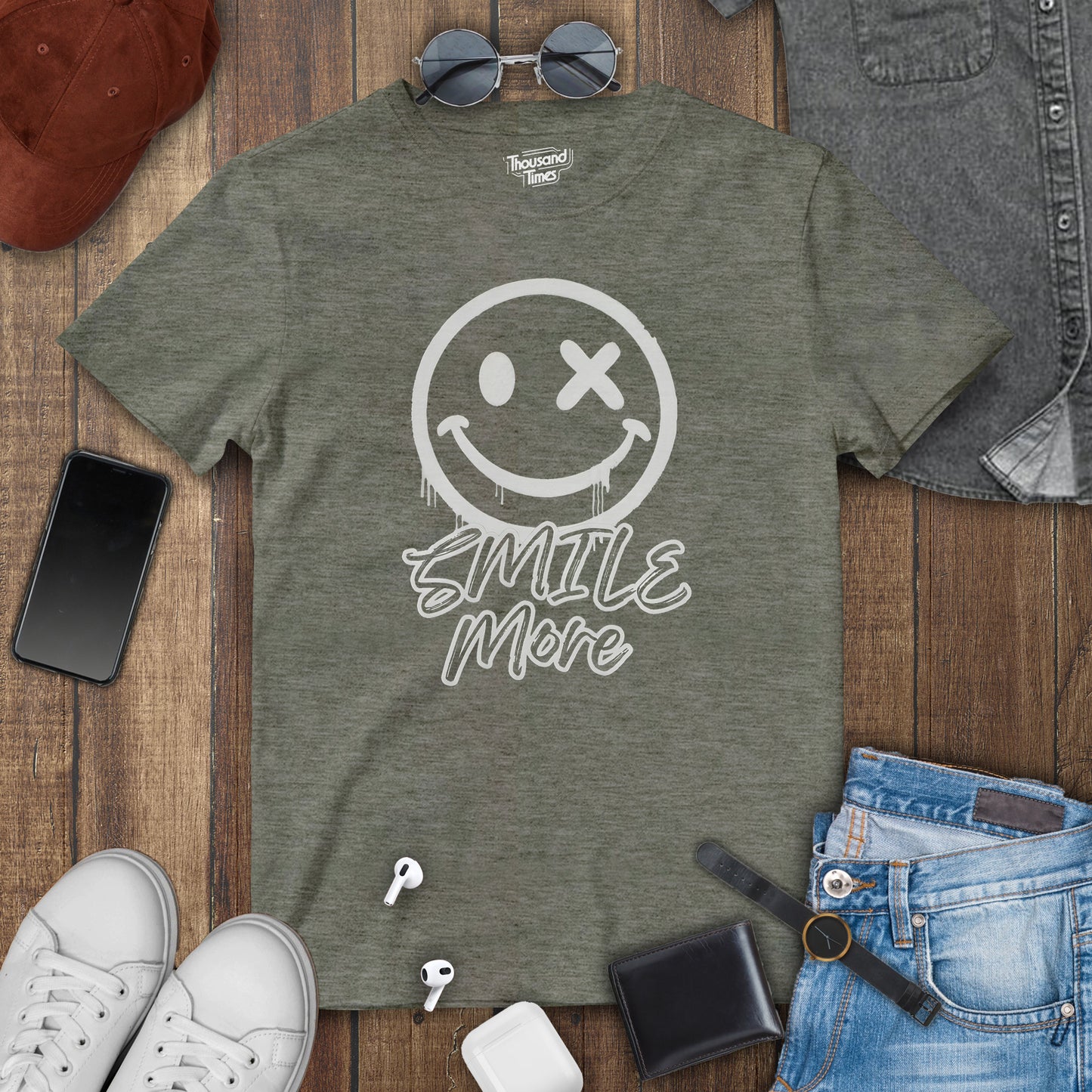 Smile Face "Smile more" T-Shirt