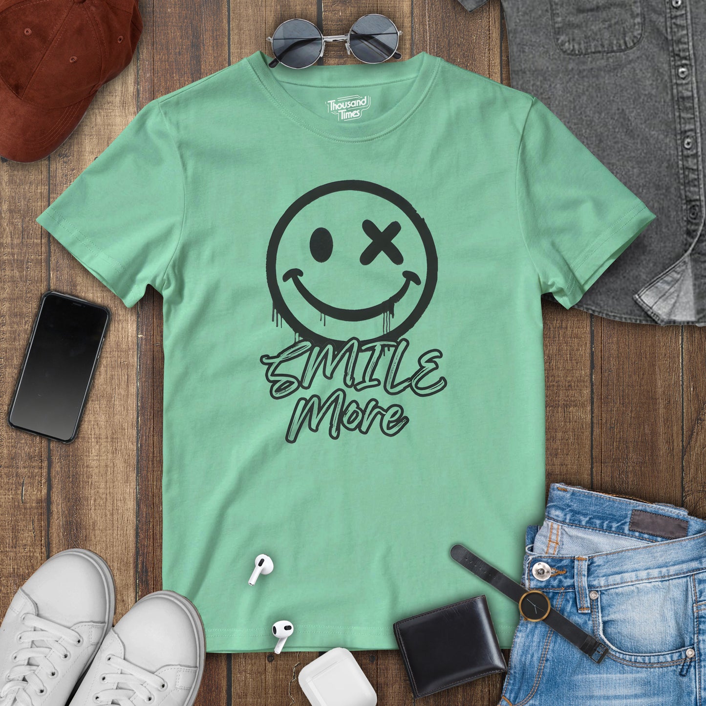 Smile Face "Smile more" T-Shirt