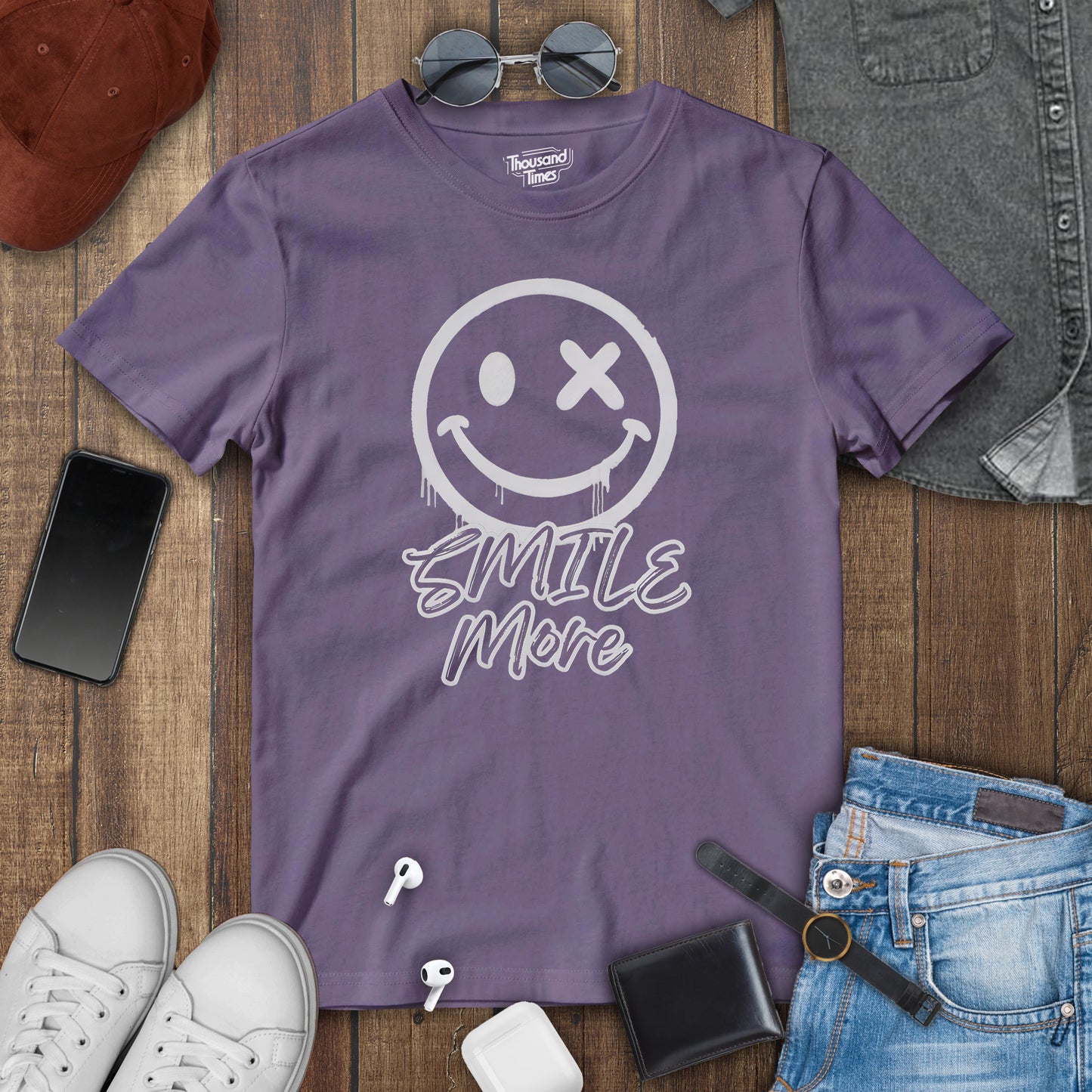 Smile Face "Smile more" T-Shirt