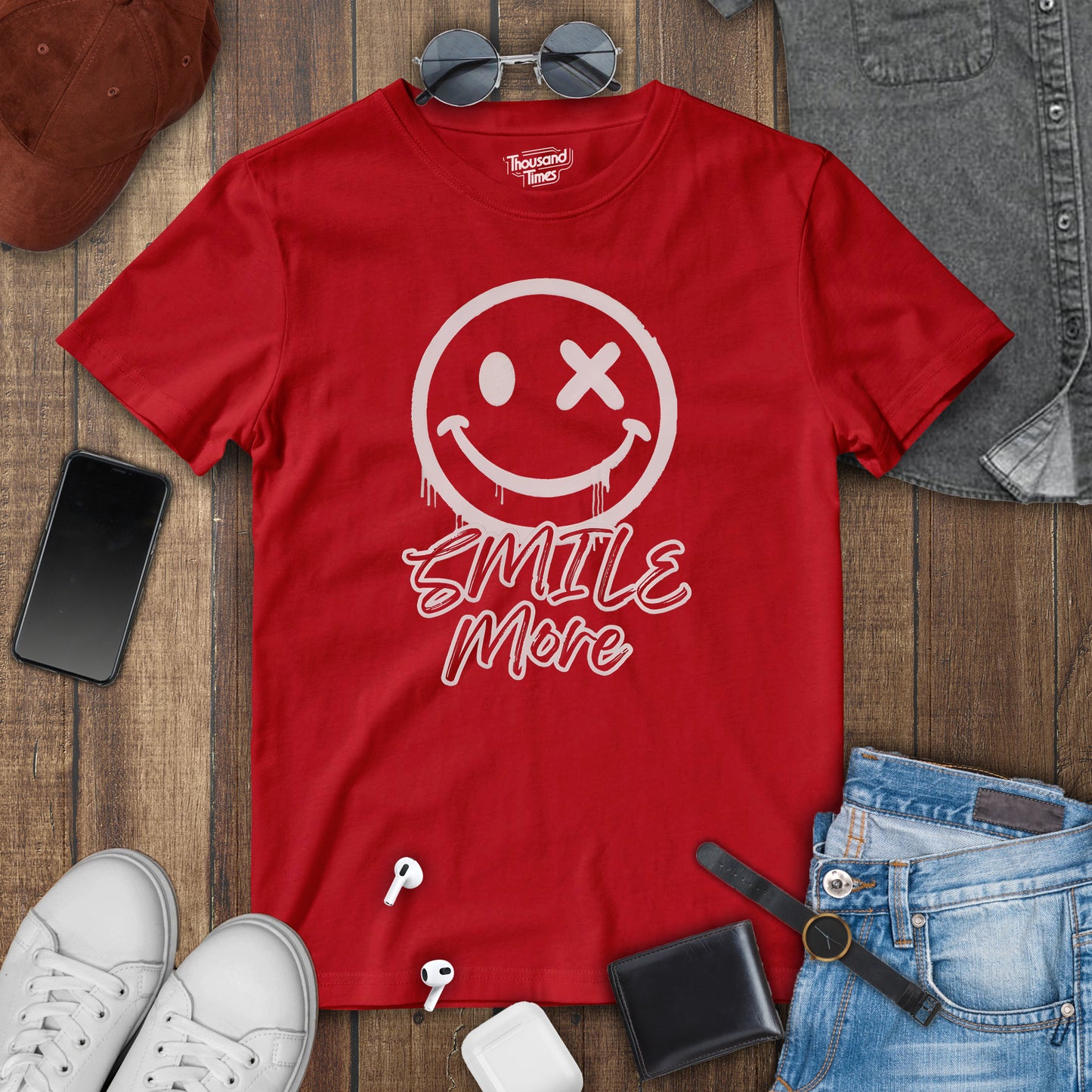 Smile Face "Smile more" T-Shirt