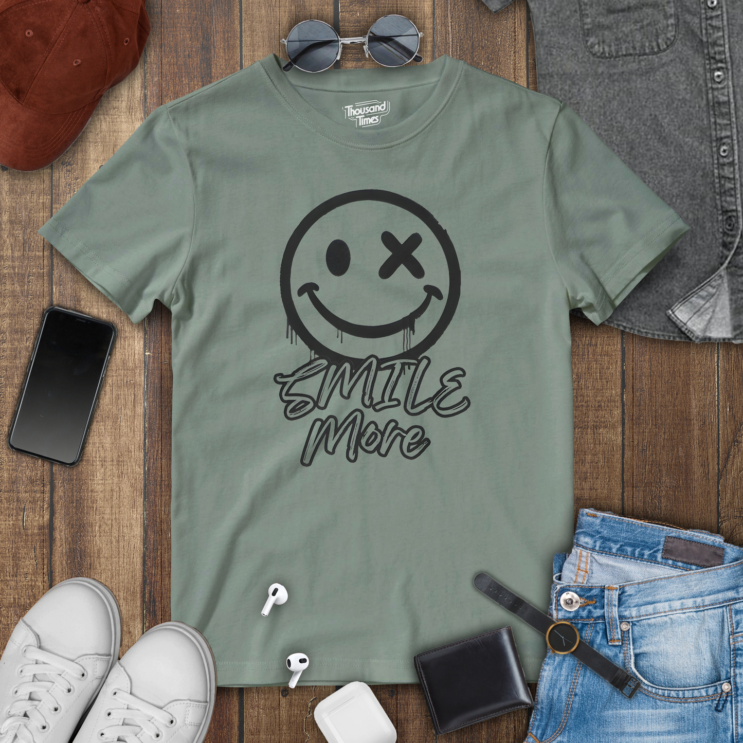 Smile Face "Smile more" T-Shirt