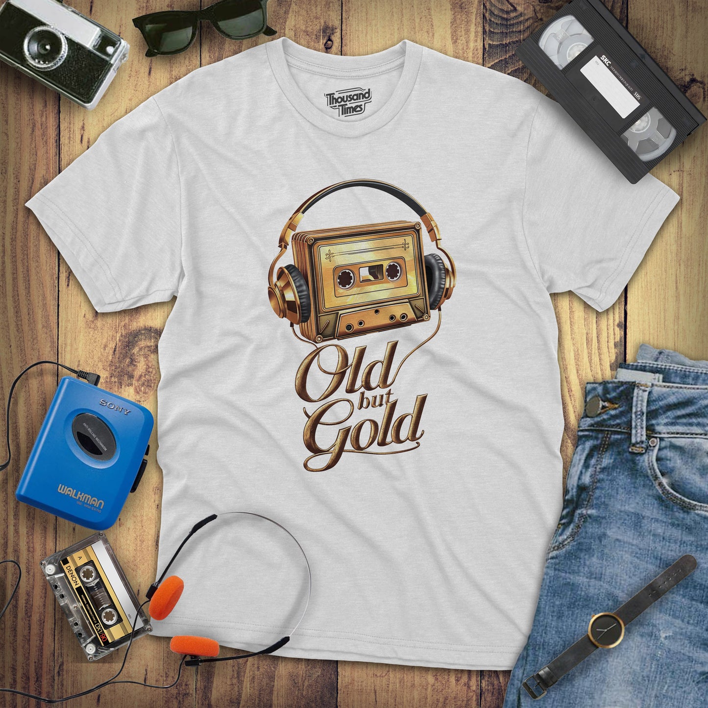 Cassette retro "Old but Gold" T-Shirt