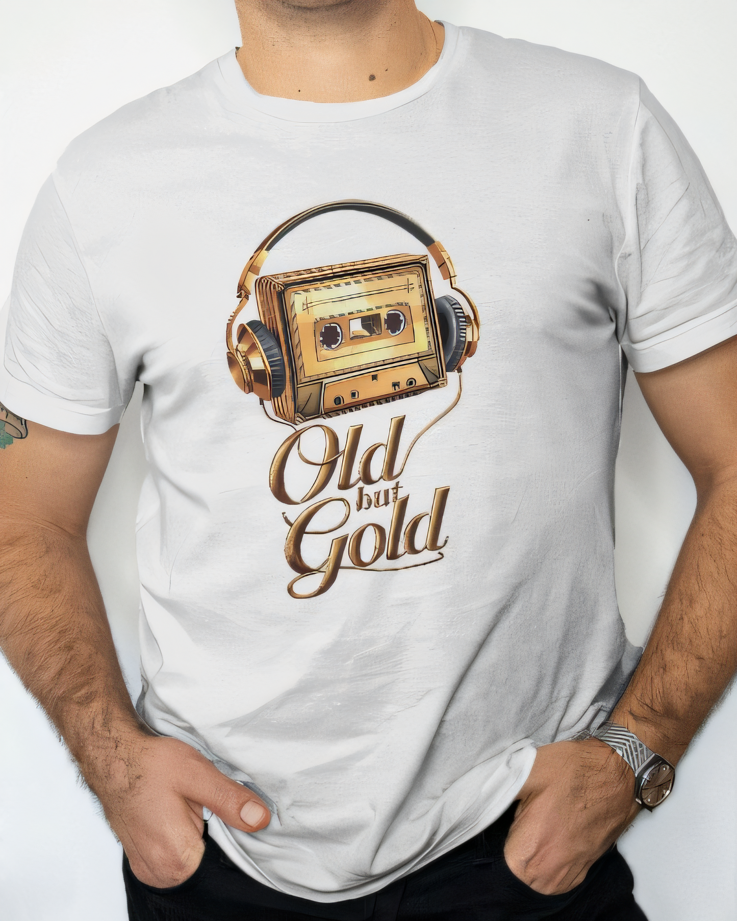 Cassette retro "Old but Gold" T-Shirt