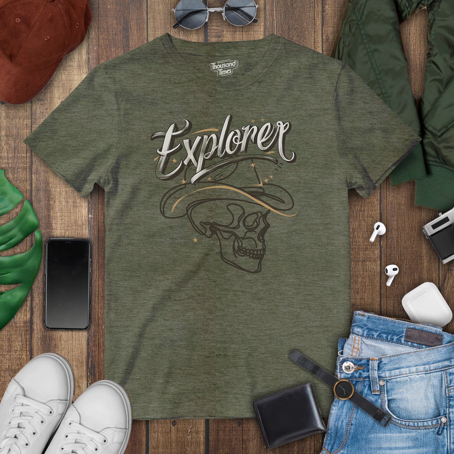 Skull Explorer unisex T-Shirt